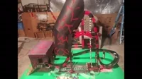 Electromagnetic roller coaster in motion