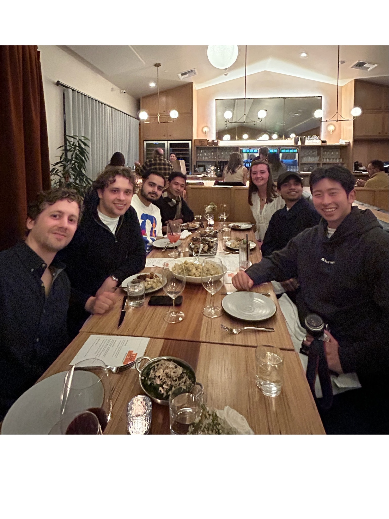 Dinner with the Substrate team, San Francisco